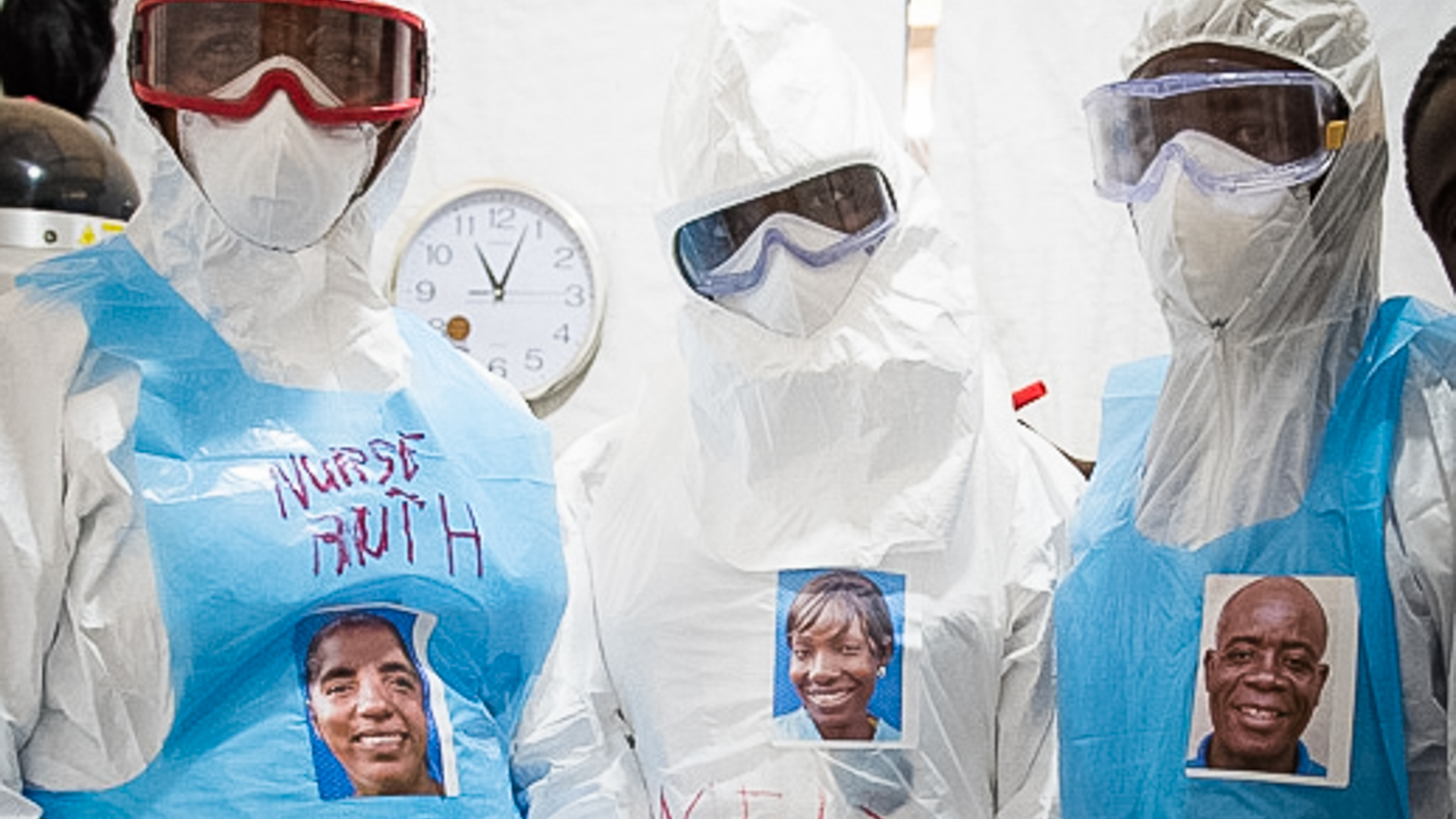 Ebola healthcare workers in the ELWA II ETU